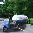 Agricultural three wheeled manure truck Township sanitation manure truck Thickened steel tank body Zeyu sanitation