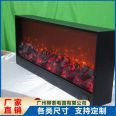 3D electronic fireplace simulation flame decoration cabinet, home TV wall embedded and customizable Liutai