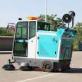 Enclosed electric sweeping vehicle Driving type sweeping machine Property road sweeping vehicle for factory workshops