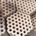 19 customized multi hole thermal storage grid bricks for hot air furnaces, made of permanent metal refractory technology