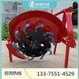 Agricultural trapezoidal trenching machine with four wheel tractor trenching machine for orchards