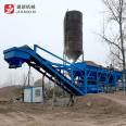 A complete set of new machinery for the construction of integrated lime and fly ash mixing station ZWB400 mobile stable soil mixing station equipment