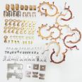 Brass laser cutting and bending processing hardware, copper aluminum plate, stainless steel processing customization