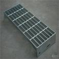 Steel ladder grating walkway board platform steel grid board with anti slip serrated step board