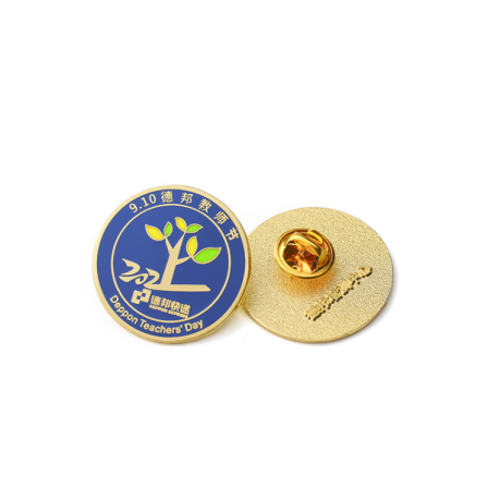 Complete customized die casting process and styles for logistics anniversary badges, metal badges, and badges