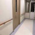 Corridor anti-collision handrail, NAKA wood grain color hospital, Japan Wall handrail, aisle door, entrance and exit handrail