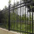 Zinc steel fence railing, sports field iron fence, factory spray plastic fence net