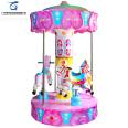 Three person carousel Wanda Mall indoor children's electric amusement equipment Qilong