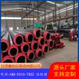 Processing prefabricated directly buried insulated steel pipes for heating, with low heat loss of small diameter pipes