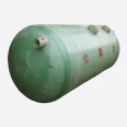 Fiberglass septic tank, sewage treatment, sedimentation tank, processing, anti-corrosion and leak proof specifications are complete