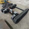 Electric track chassis, rubber track chassis, walking assembly, wireless remote control track walking chassis