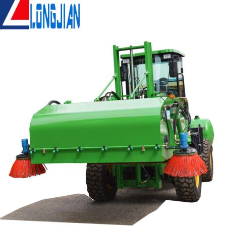 Highway sweeping vehicle, road construction sweeping machine engineering, dust-free sweeping vehicle, Longjian