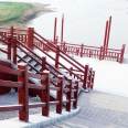 Wholesale concrete imitation wood cement railing, cement railing, finished landscape railing, antique railing manufacturer