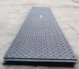 Double sided smooth polypropylene board extruded paving polypropylene cushion board with single-sided anti slip texture, manufacturer of Baizhi