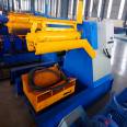 Hydraulic uncoiler, color steel automatic feeding machine, galvanized plate leveling and uncoiling integrated machine