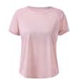 2023 New Summer Sports T-shirt Women's Loose Thin Cover Yoga Suit Fitness Running Quick Dry Breathable Top