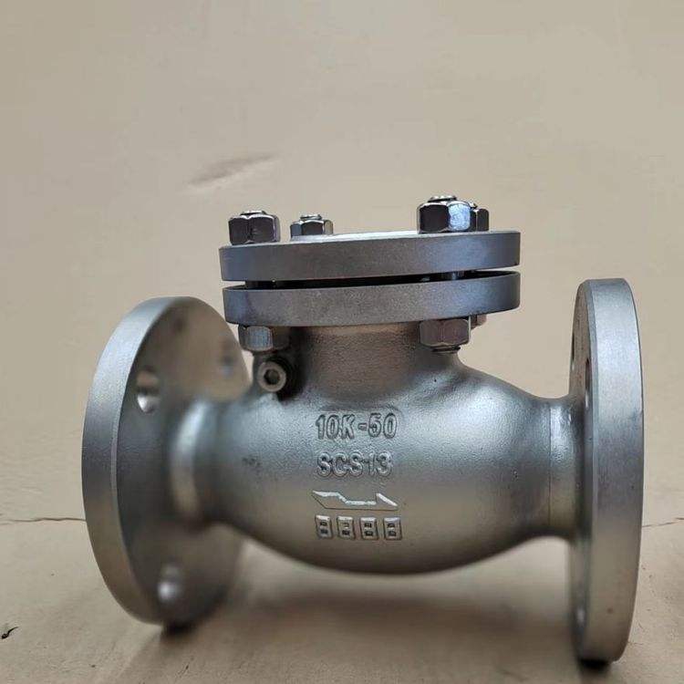 Kerui Furi Standard Check Valve Swing 10K/20K Pressure Flange Connection Stainless Steel Material