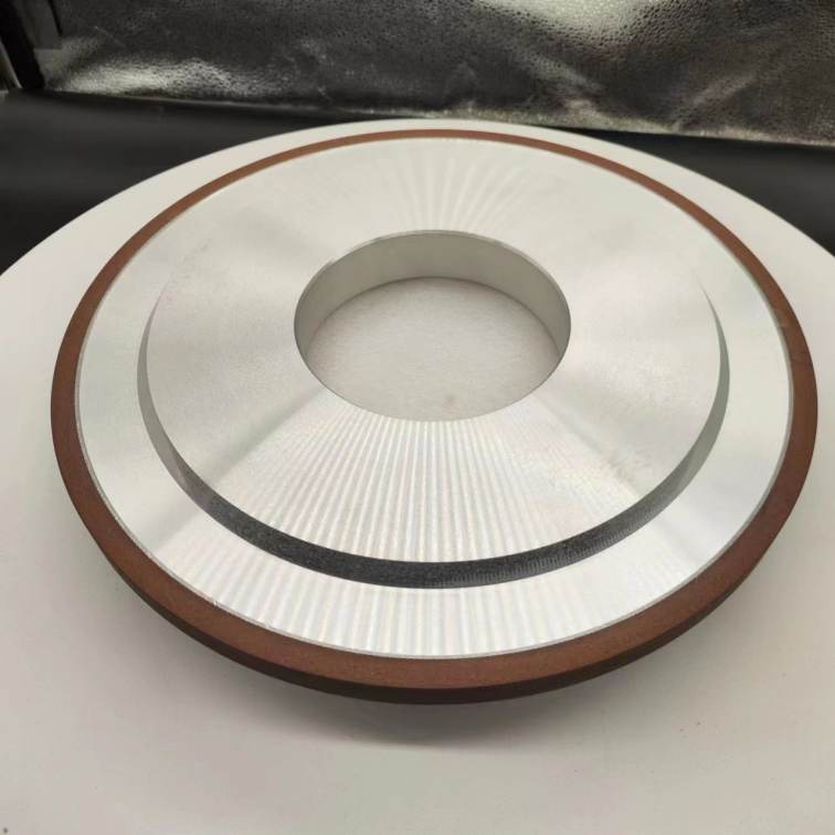 Gold resin bonded diamond grinding wheel blades 350 * 32 * 127 * 15 * 10 customized by the manufacturer