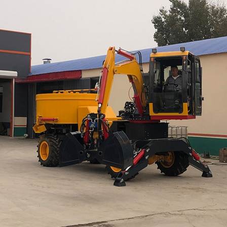 Small 3 m3 self loading Concrete mixer Automatic concrete mixer Widening heavy double brake caliper big wheel side bridge