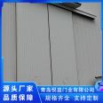 Large industrial doors open and close quickly, workshop side sliding doors are wind resistant, corrosion-resistant, and Yueyi Door Industry