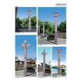 Landscape lamp column, 3-meter community green garden lighting, square LED, new courtyard landscape lamp column