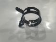 Hand pinch elastic clamp, spring steel pipe, pipe, and throat clamp, coated with black zinc, with a diameter of 23mm