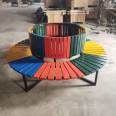 Supply of European patterned park chairs, iron garden chairs, welded tree chairs