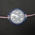 12v/24v circular 7-light LED side light module width indicator waist light modification tail light signal decorative light