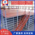 Most shelf factories have non-standard heavy-duty attic platform steel structure and iron shelves