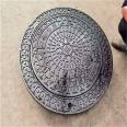 Circular 700 * 800 ductile iron manhole cover for municipal inspection and sewer manhole cover can be customized