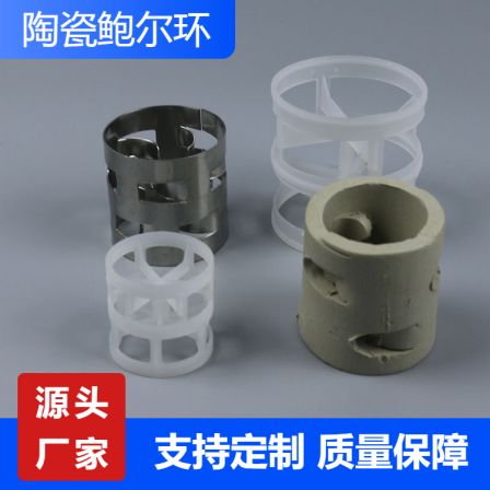 Cooling tower packing ceramic Bauer ring Rasch ring stepped ring separation mass transfer tower internals