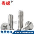 304 stainless steel screw, countersunk head, internal plum blossom bolt with column, anti-theft screw, flat head, irregular shaped needle, anti disassembly