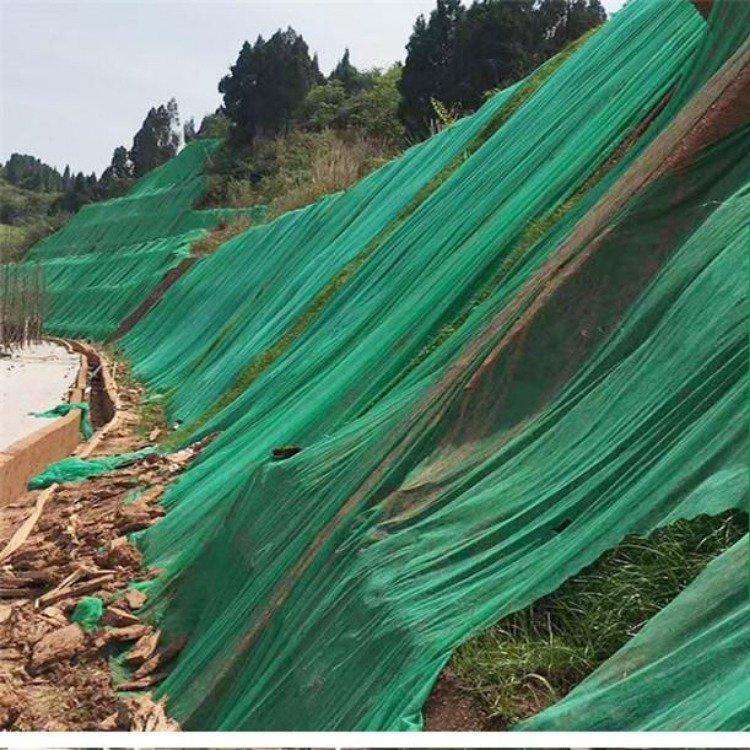 Ruizhilong dust-proof Geotextile 80g, bare soil on the construction site covered with green geotextile