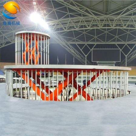 Customized SJWT1-5 Electric Rotating Car Display Elevating Platform for the T-shaped Stage of Lu Xin Theater Performance