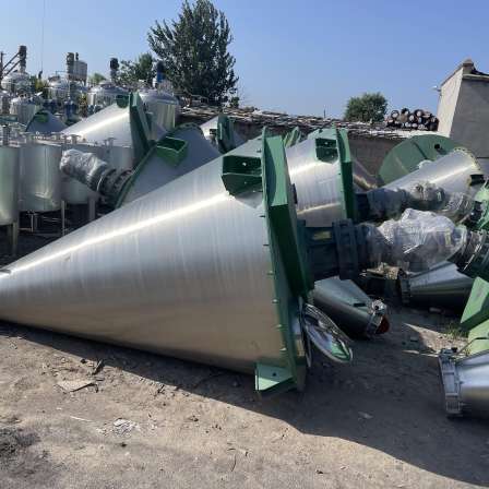 Vertical conical chemical material mixer Double spiral conical mixing equipment Stainless steel