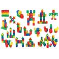 Kindergarten desktop building blocks, 3-7 years old, early education assembly, snowflake pieces, puzzle bags, plastic desktop toys