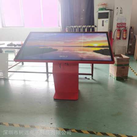 65 inch customized horizontal red computer touch all-in-one machine matching query software