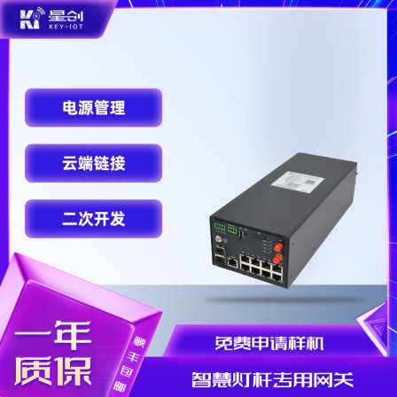 Xingchuang SG600 All Network Connection 4g Multifunctional Smart Lamp Pole Gateway Power Management Cloud Link