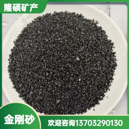 Sand blasting for rust removal, copper ore sand reinforcement, ground material, wear-resistant floor aggregate, counterweight, gray black diamond sand