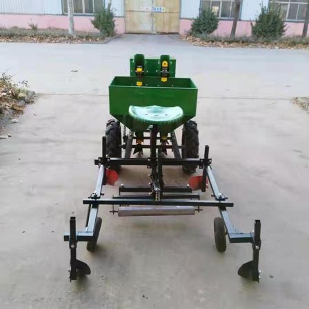 Dahang Single Ridge Double Row Potato Planter Potato Planter Potato Planter Capable of Ridge Raising, Fertilization, and Film Covering Integrated Machine