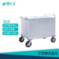 Medical stainless steel sterile vehicle B18 with sufficient space for upper and lower delivery structure application