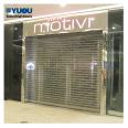 Yuou Door Industry's electric aluminum alloy crystal roller shutter doors are often used in shopping malls and other areas