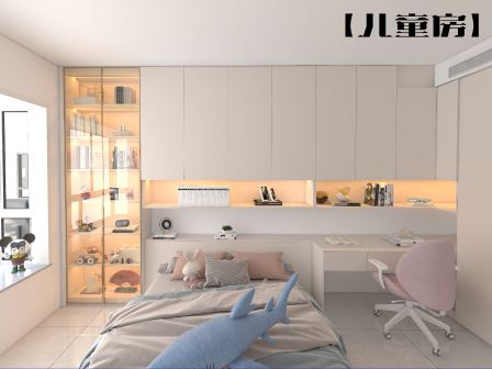 Santio multifunctional, environmentally friendly, and safe home custom children's room wardrobe, tatami, and desk design