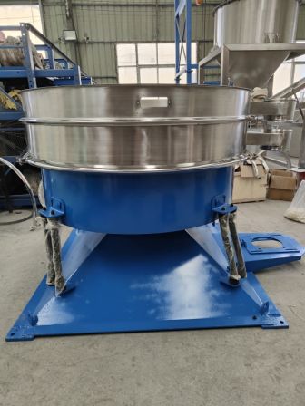 Huatong swing screen stainless steel rotary vibration screen is suitable for fine screening of chemical, pharmaceutical, and food with multiple layers and high production capacity