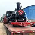 Infinite Customized Large Steam Train Model Outdoor Old Station Yakeshi Iron Art Train Locomotive Car Exhibition