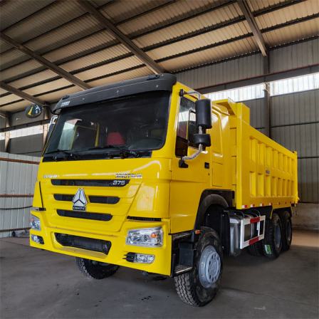 Heavy duty truck Haowo dump truck, 375 horsepower engineering truck, 6 * 4 earthwork truck