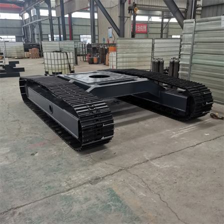 Crawler chassis, agricultural hydraulic walking, tracked rubber chassis, remote control operation, stable transmission