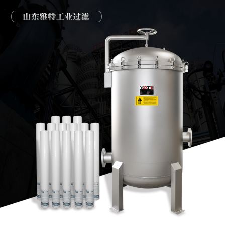 304 stainless steel precision filter, large and medium-sized industrial tap water well water front high-precision security water purifier