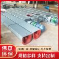 Single tube spiral scale stable feeding, water-cooled U-shaped shaftless screw conveyor, supplied by Weijie, made of carbon steel material