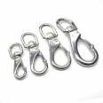304 stainless steel universal hook spring buckle rotating key mountaineering buckle pet dog chain